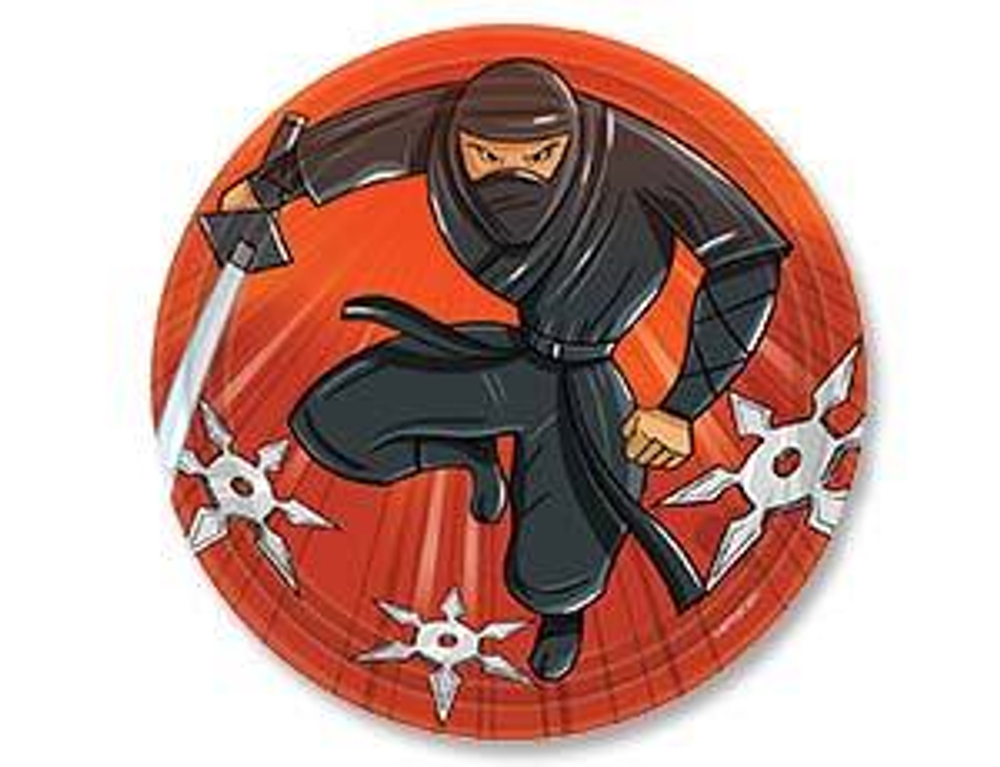 Распродажа Тарелка Ниндзя 17см 8шт.