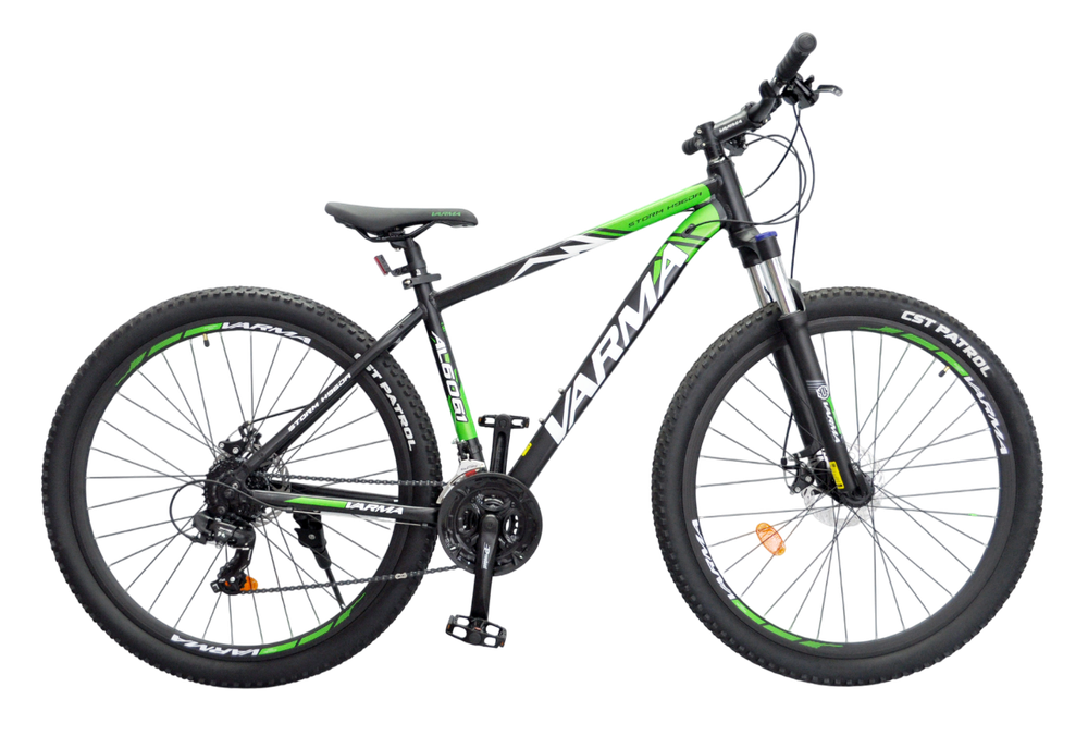 Велосипед 29" VARMA STORM H96DA р.24" 24ск. черно-белый  ал.