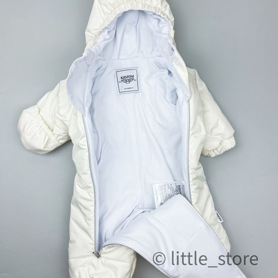 Комбинезон демисезонный "Леон" молочно-кремовый