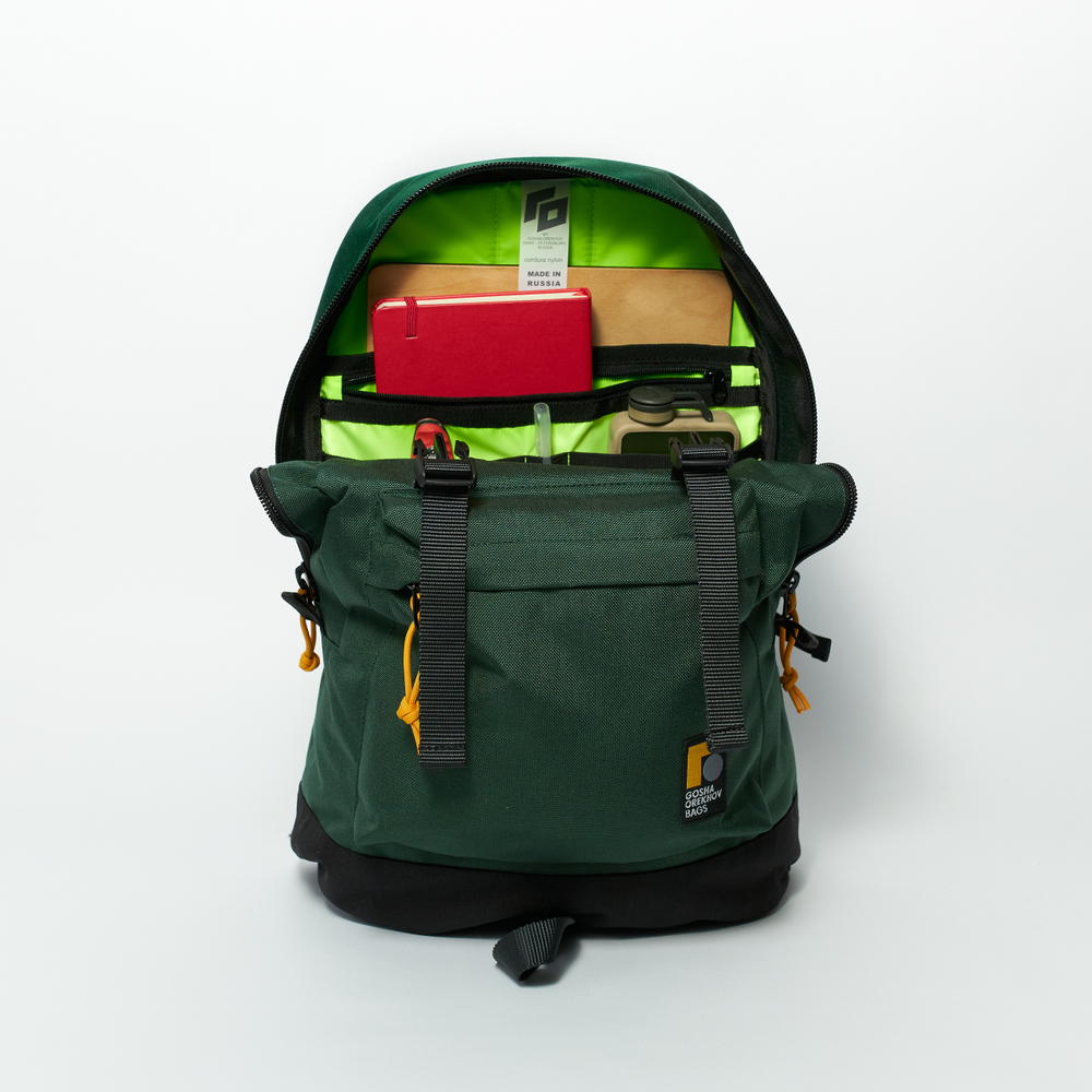 Рюкзак Citypack Color Block темно-зеленый