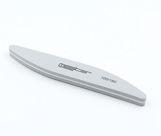 Пилка-шлифовка MASTER Professional 100х180 фигурная серая