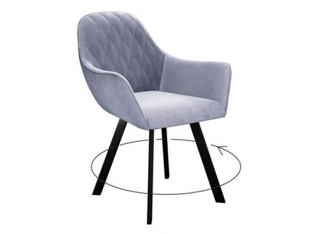 Стул DikLine 240 поворотный опоры чёрные