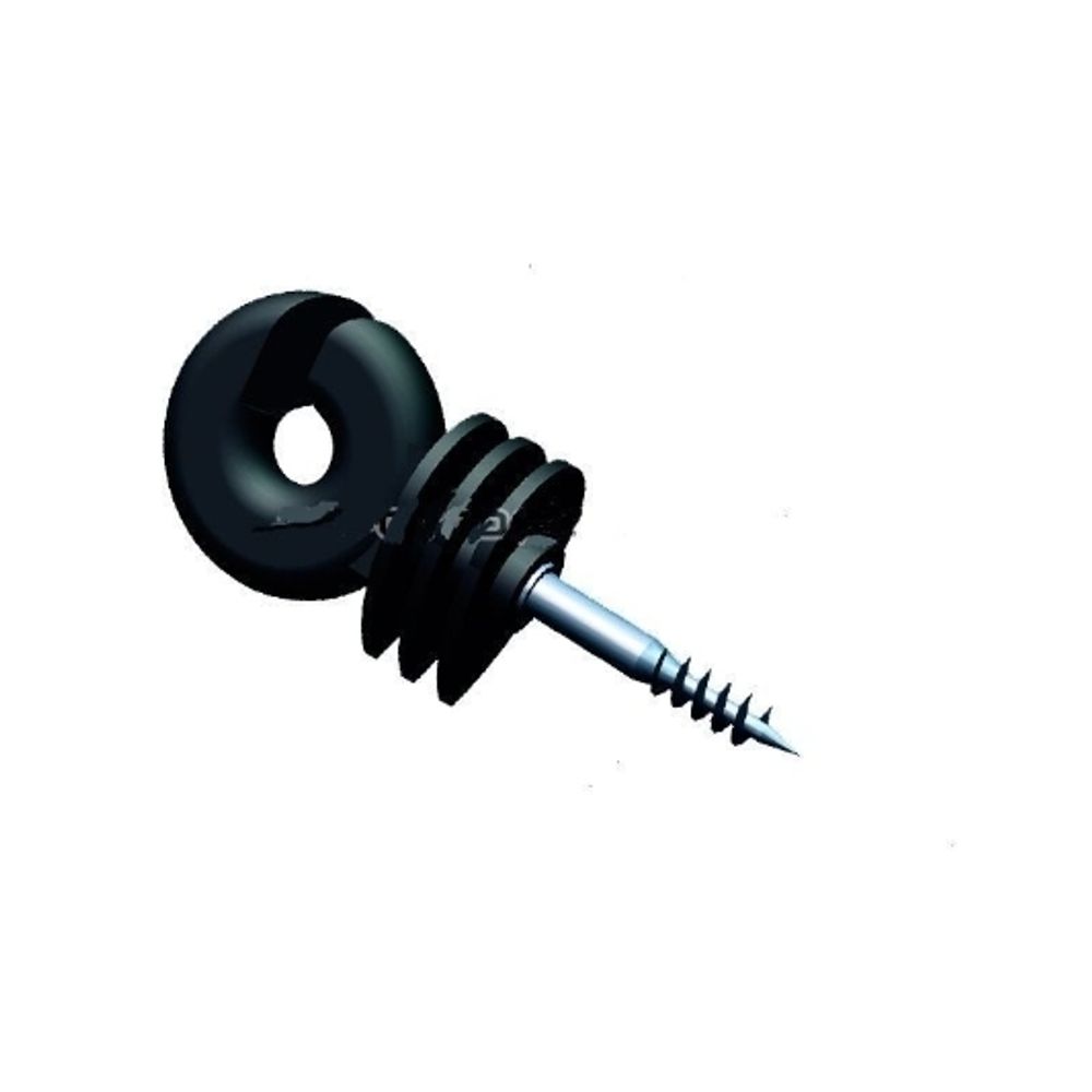 Изолятор для электропастуха, с саморезом  для дерева, 1 шт