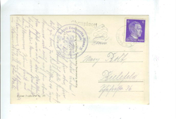 Почтовая открытка Германия - Kreuzeckhaus - Олимпийская деревня