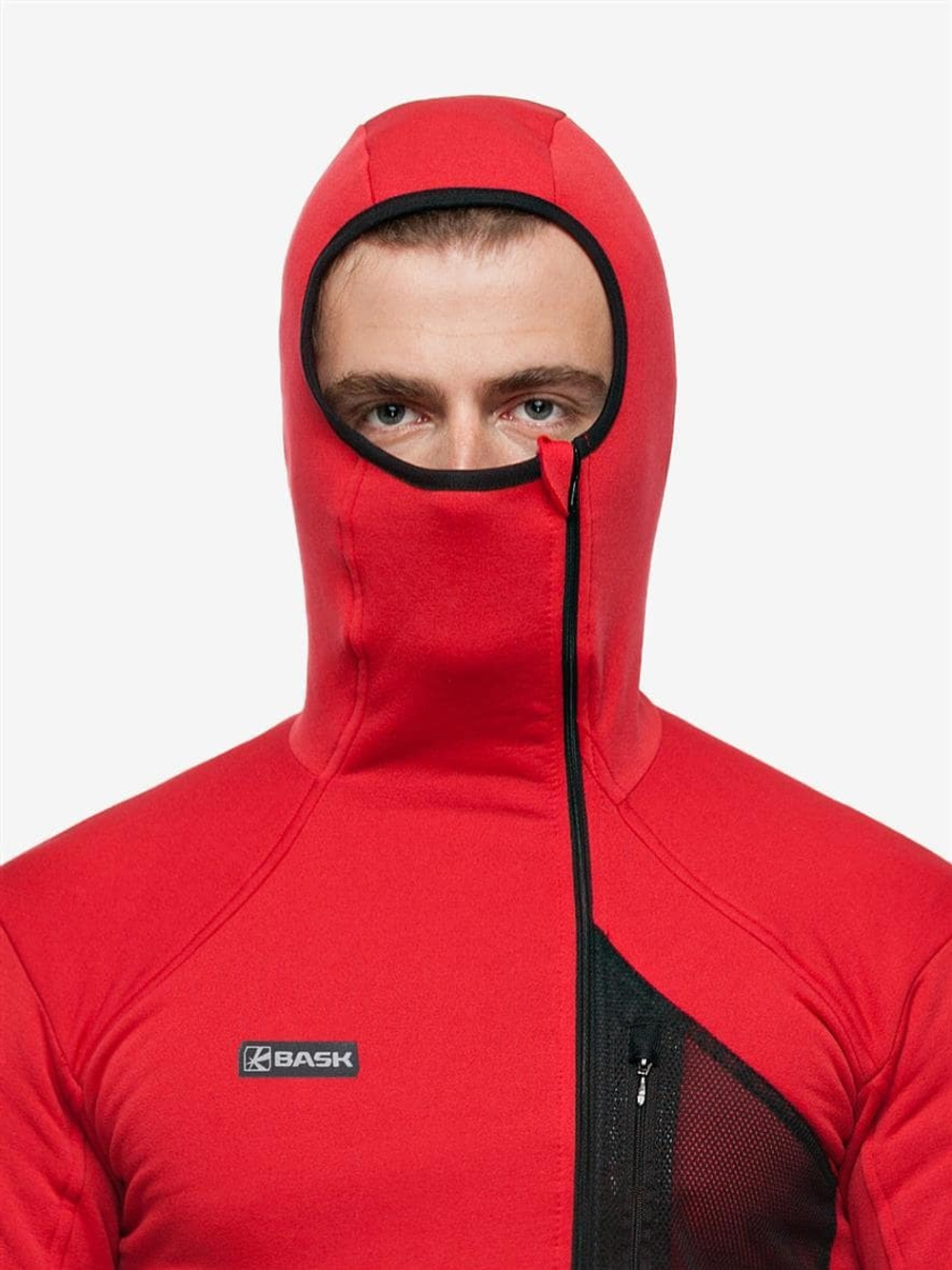 Термобелье фуфайка BASK EXPLORER HOOD V2 красное