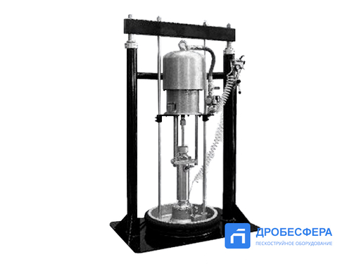 Насос экструзионный EX55 SOTEX на раме для бочки 200 литров