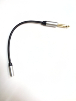 Кабель jack 3,5 - jack 6,35 AUX трёхконтактный 1,5 м