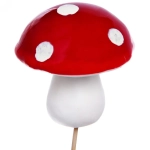 Фигура на спице «Мухомор» 6*5 см (общ. высота 10 см)