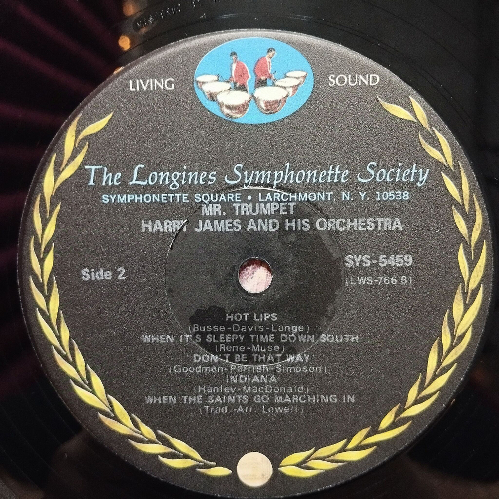 Винтажная виниловая пластинка LP Harry James And His Orchestra Mr. Trumpet (USA 1969)
