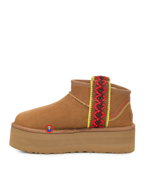 ULTRA MINI BRAID PLATFORM Сhestnut