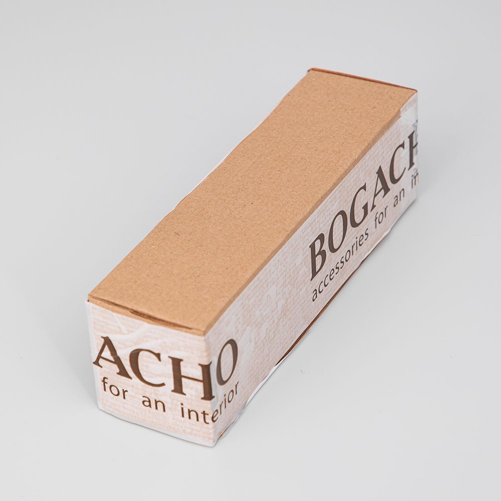 Ручка мебельная скоба Орхидея левая Античное серебро