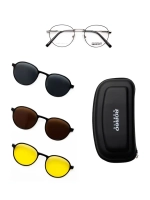 Оправа для очков с магнитными накладками 4в1