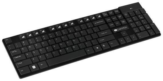 Klaviatura \ Клавиатура \ Keyboard  Canyon Ultra slim side LED lights / CNS-HKB2-RU