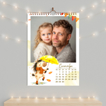 PSD-Шаблон перекидного календаря "Лошадки"