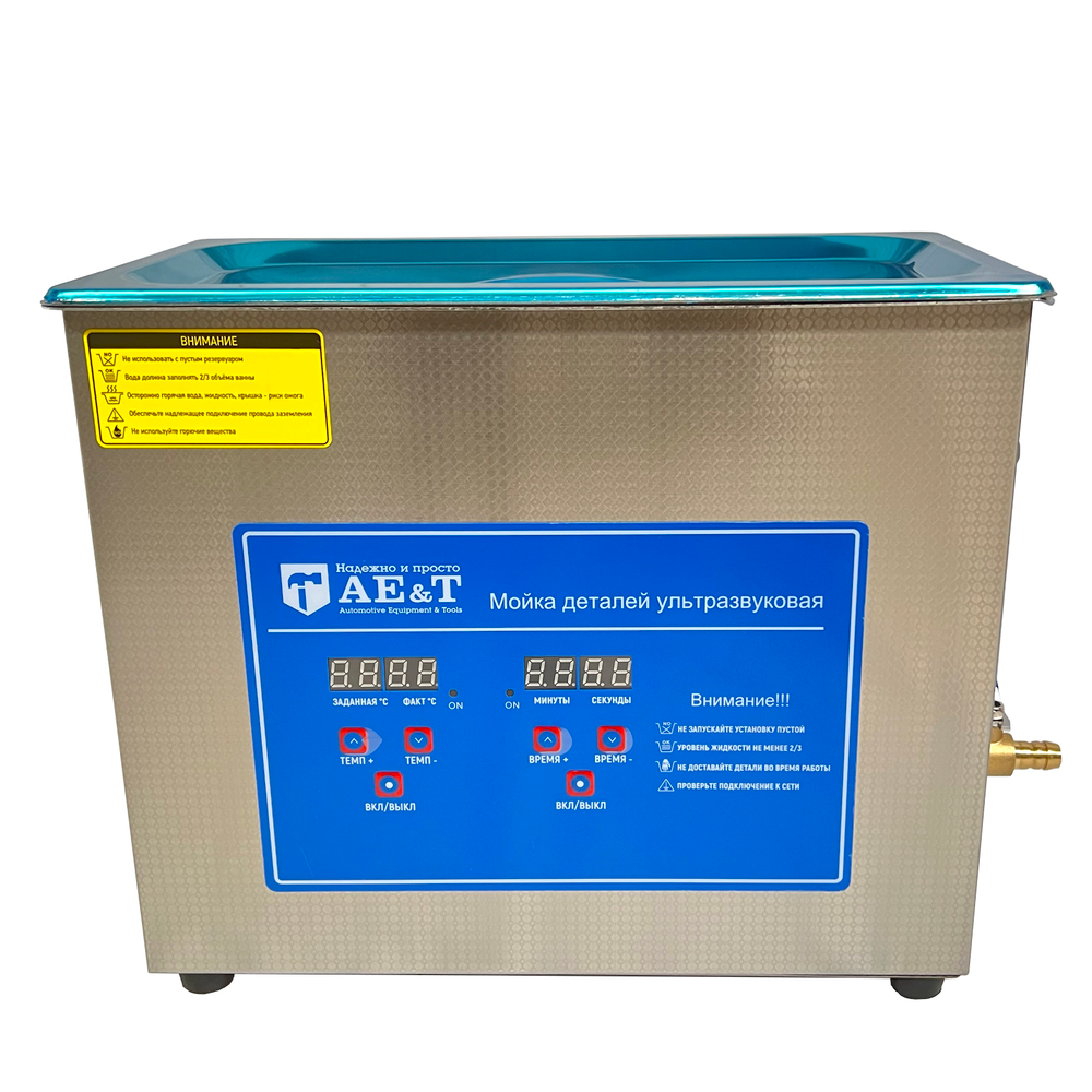 Ванна ультразвуковая с подогревом 6л AE&T TC-60TH