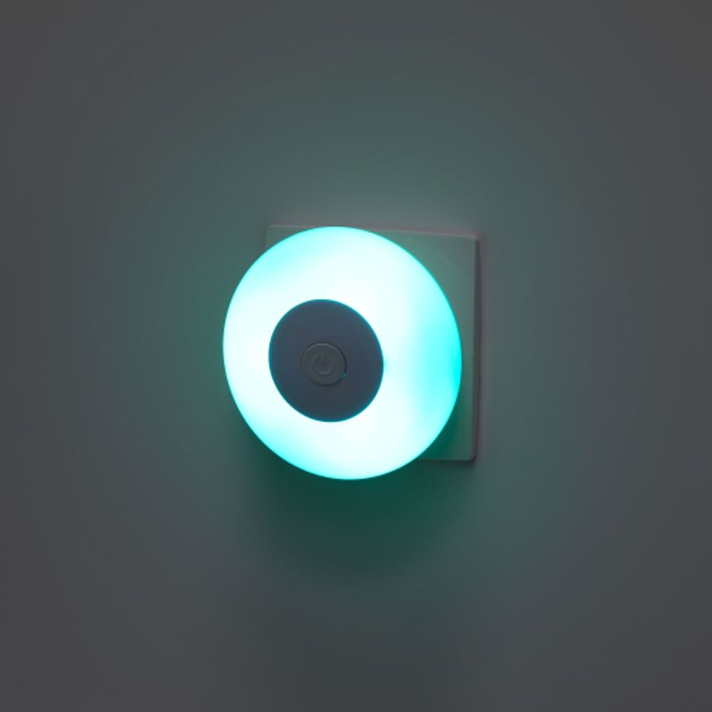 Ночник - светильник светодиодный ЭРА NN-632-SW-W в розетку с выключателем белый | Ночники