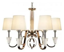 Подвесная люстра iLamp Alesti P2424-6 Nickel