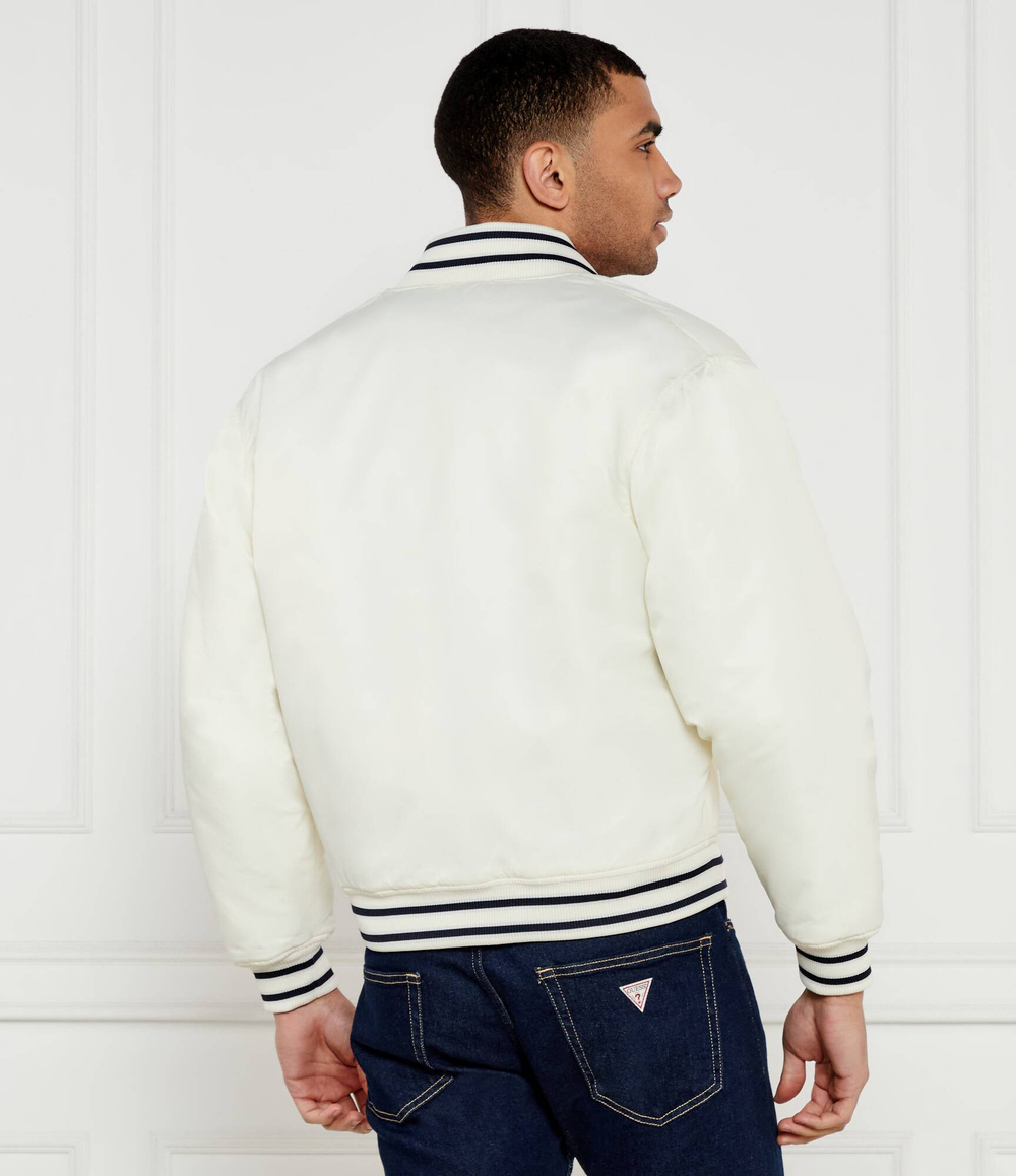 Куртка бомбер Guess Jeans - экрю(M5RL54 WHAA2)