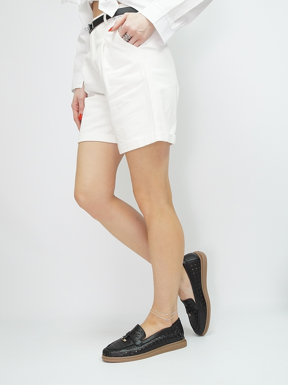 Мокасины женские летние NOD TREND 123-3700-1-559