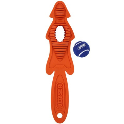 Игрушка "Маленькая шкура лисы" с мячом-пищалкой 38 см (термопластичная резина) - для собак (Triol Joyser)