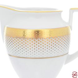 Молочник Falkenporzellan Rio white gold