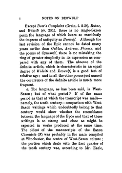 Notes On Beowulf | Thomas Arnold