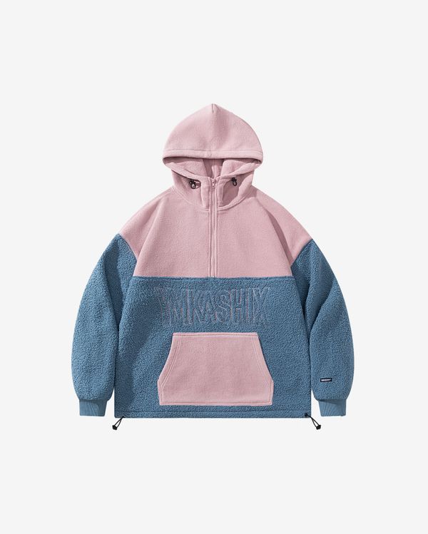 Худи Little Lamb пыльно-синий/ пурпурный - фото 2