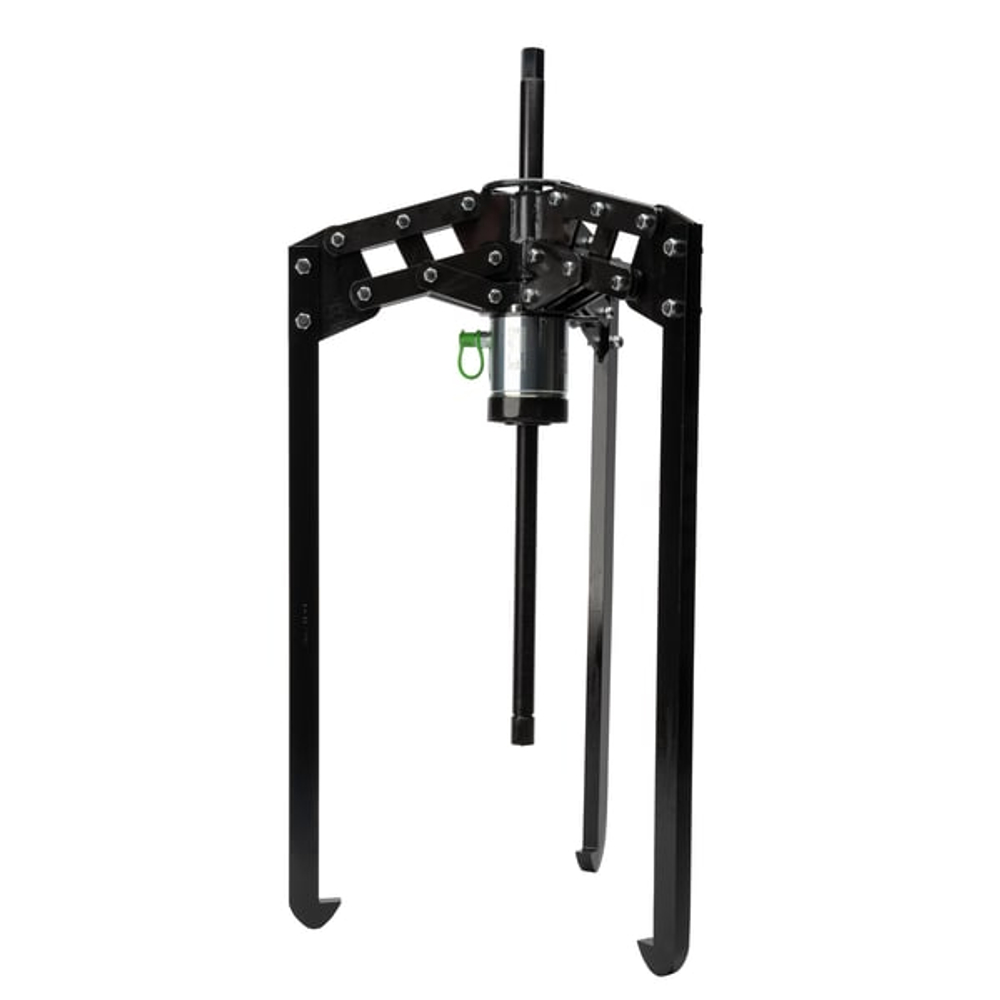 Hydraulically-assisted heavy duty jaw puller without hydraulic pump TMHP 30/600X