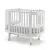 Детская кроватка с продольным маятником Гандылян Молли Белая