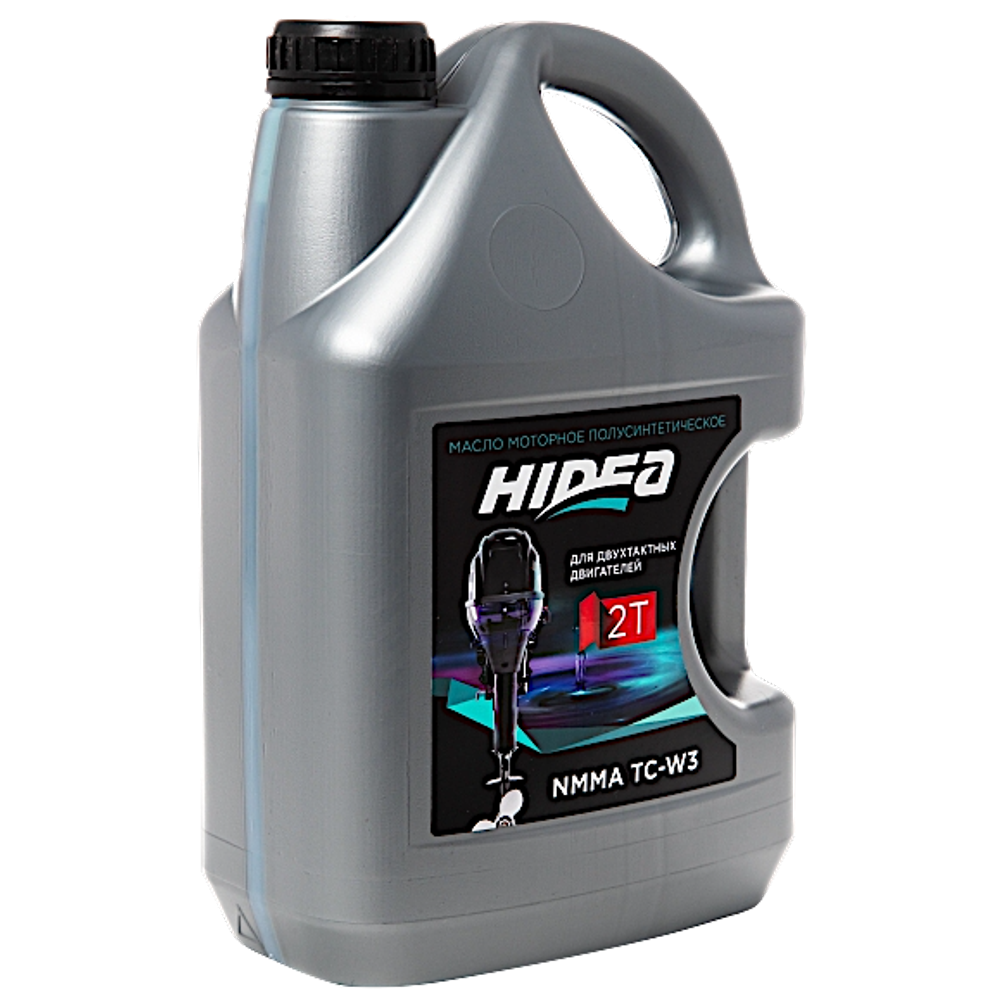 Масло мотор. 2T полусинт. Hidea NMMA TC-W3  4л