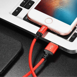 Кабель для iPhone HOCO X14 1м, в оплетке, 010482 Черный