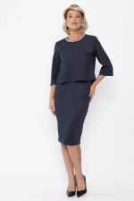 Костюм Леди люкс (синий) К14047-10М LT Collection