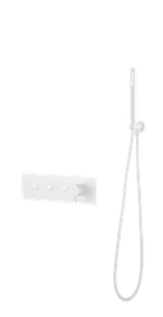 Смеситель FUSION с ручным душем Matt White