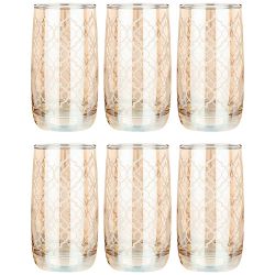 НАБОР СТАКАНОВ ИЗ 6 ШТ "БАКАРРА МЕД" 330 МЛ