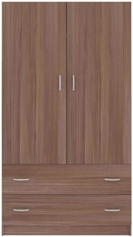 Шкаф 2-х створчатый КарИВи Кадет Бодего Темный Бодего Темный