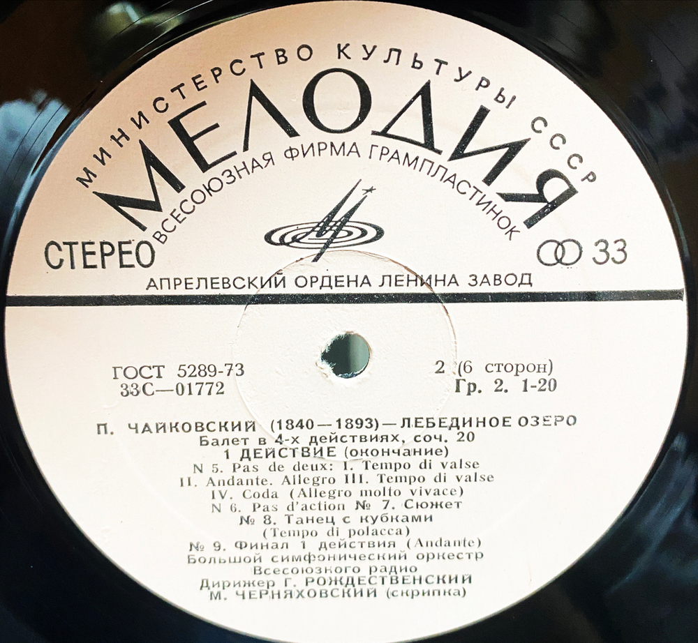 Пётр Чайковский / Лебединое Озеро (3LP)