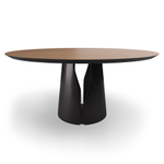 Стол круглый GIO 140, шпон