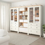 Комбинация для хранения - IKEA HEMNES/ ХЕМНЕС ИКЕА, 197x270 см, белый