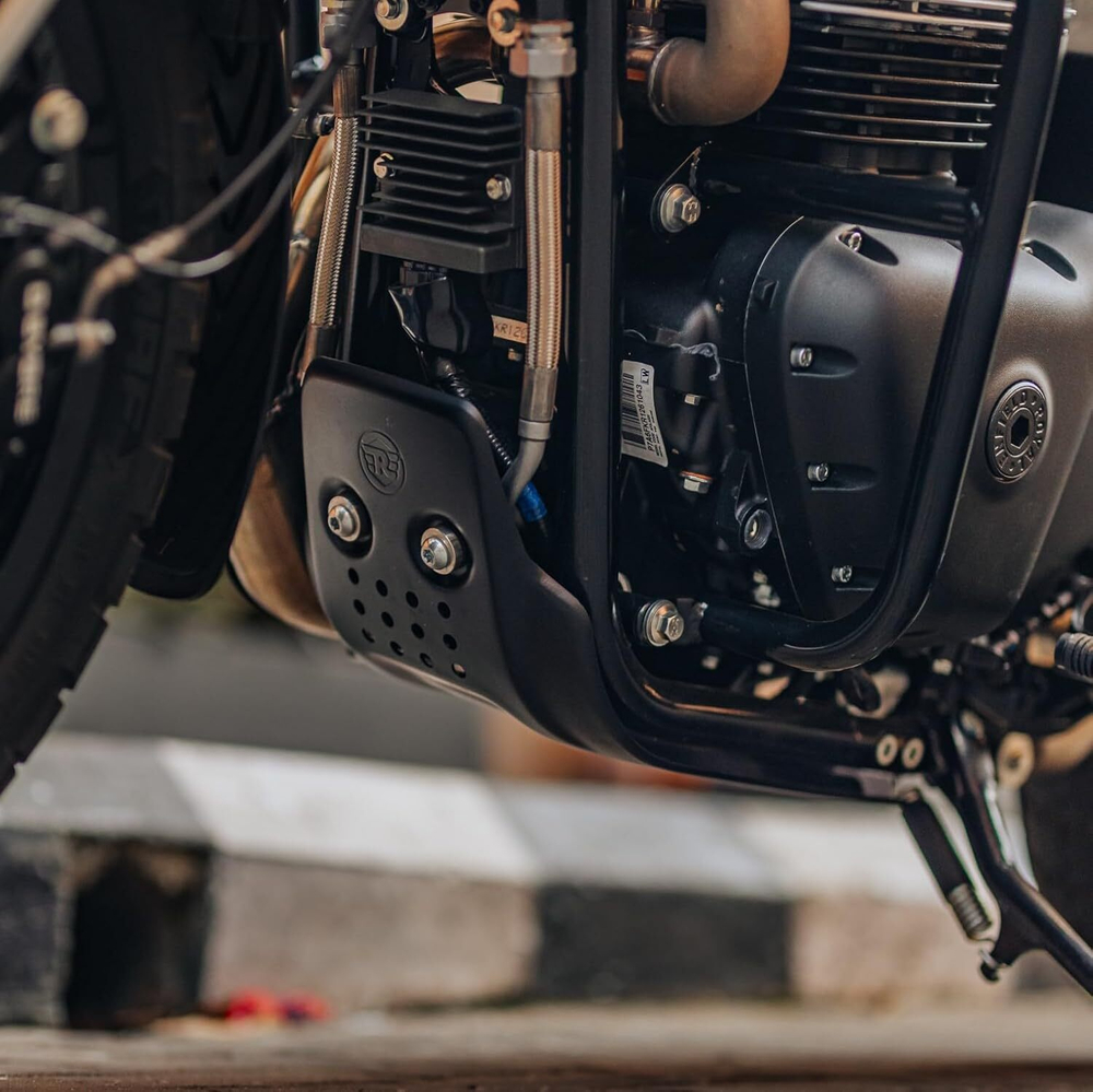 Алюминиевая защита картера Royal Enfield, черного цвета, арт. 1990555