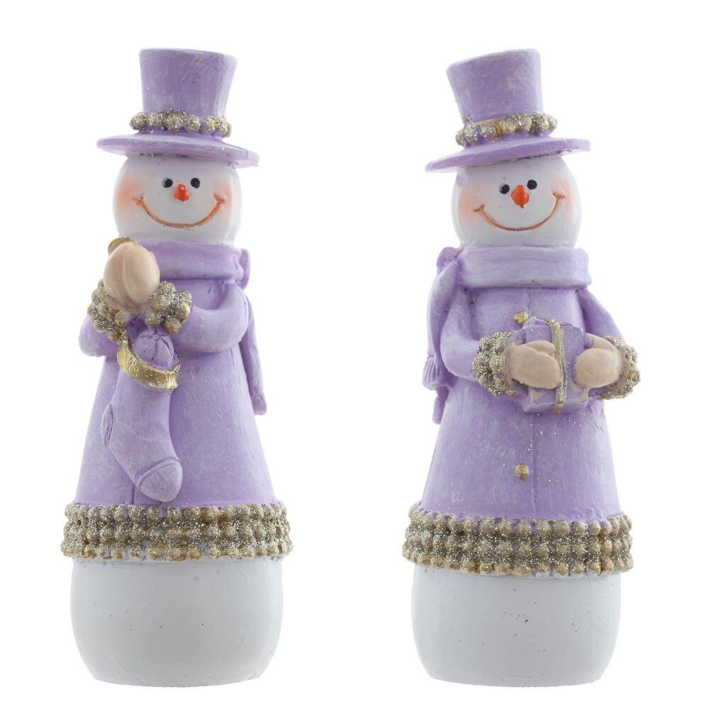 GAEM Фигурка декоративная "Снеговик", L4 W4 H11 см, 2в.