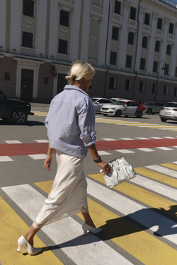 Юбка миди на резинке с кружевом wh