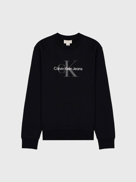 Свитшот Calvin Klein Jeans Monogram Logo Fleece Black Beauty
