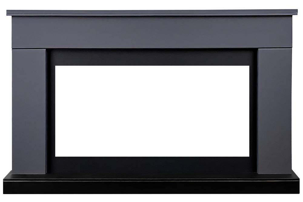 Каминокомплект Bergen (Разборный) - Серый графит (Ширина 1370 мм) с очагом Vision 42 LED