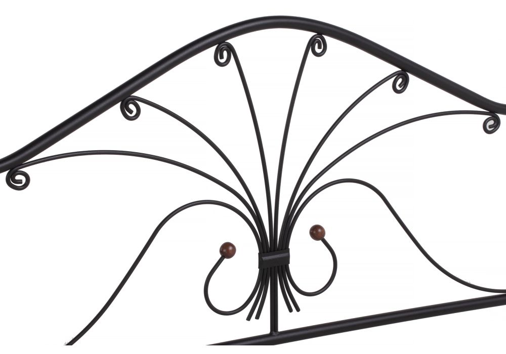 Двуспальная кровать Мэри 2 160х200 черная