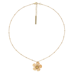 Колье Franck Herval, Goldie, с перламутром и кристаллом, FH26.1-15-64582 (золотистый)