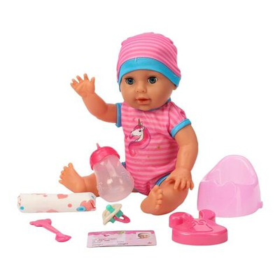 Пупс функциональный с аксесс. 35 см, короб. YL2335E-E