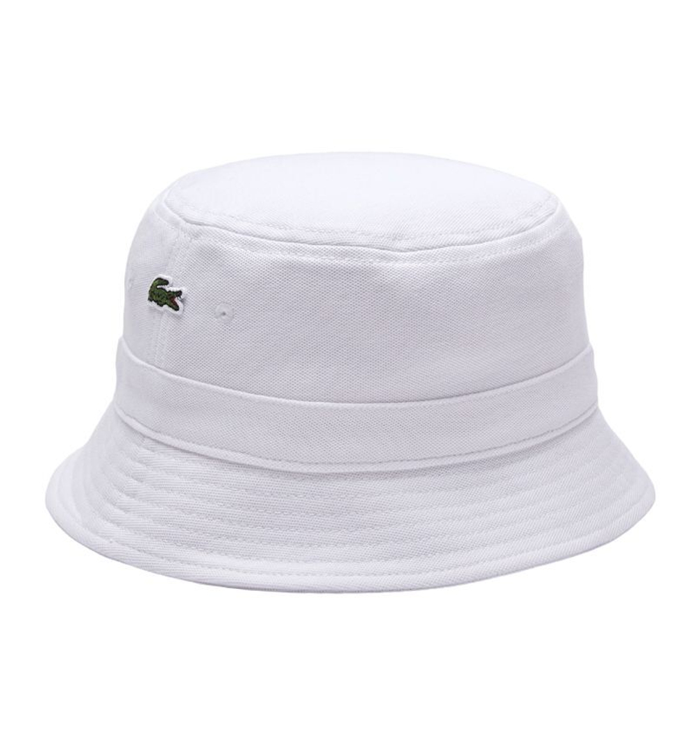 Теннисная кепка Lacoste Organic Cotton Bucket Hat - white