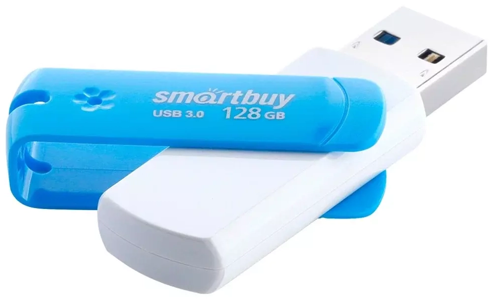 Флешка 128GB USB 3.0 SmartBuy Diamond Blue