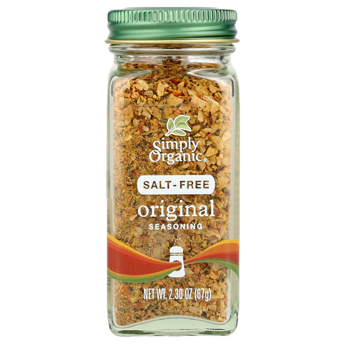 Simply Organic, оригинальная приправа, без соли, 67 г (2,30 унции)