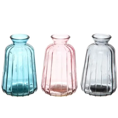 Ваза стеклянная «Блум» 6,5*11см микс цветов